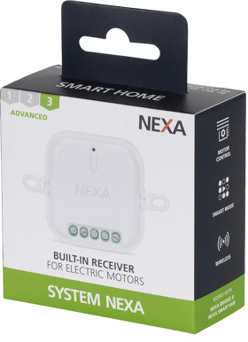 Nexa Built-In Receiver on/off jalusi MJLR-2000
