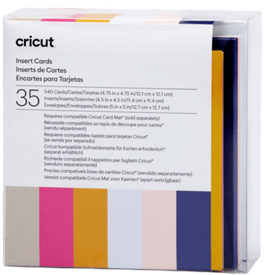 Cricut Insert Cards Sensei S40 (12,1 cm x 12,1 cm) 35-pack