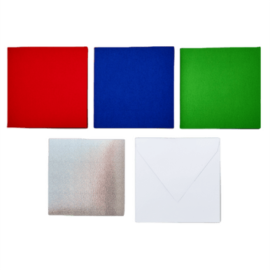 Cricut Insert Cards Rainbow S40 (12,1 cm x 12,1 cm) 35-pack