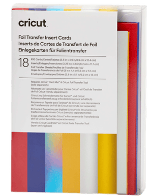 Cricut Insert Cards FOIL Celebration R10 (8,9 cm x 12,4 cm) 18-pack