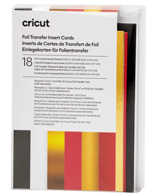 Cricut Insert Cards FOIL Royal Flush R10 (8,9 cm x 12,4 cm) 18-pack