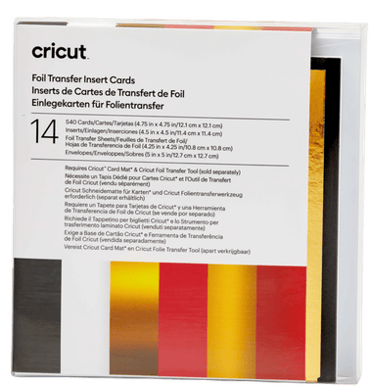 Cricut Insert Cards FOIL Royal Flush S40 (12,1 cm x 12,1 cm) 14-pack