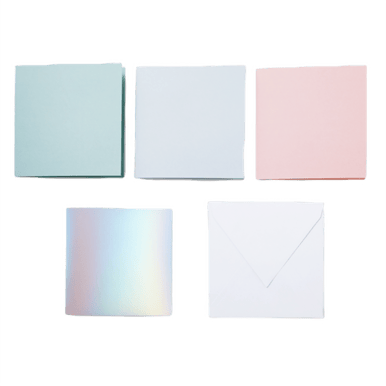 Cricut Cut-Away Cards Pastel S40 (12,1 cm x 12,1 cm) 14-pack