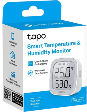 TP-Link Tapo T315 Temperatur och Luftfuktighetssensor