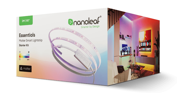 Nanoleaf Essentials Matter LED-list Startkit 2m