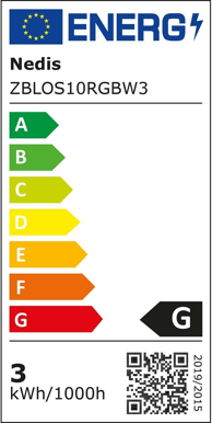 Nedis Smartlife Utomhus Spotlights Zigbee RGB 3-pack