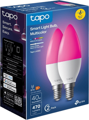 TP-Link Tapo E14 RGB 2-pack