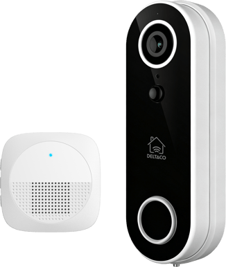 DELTACO Smart Videodörrklocka + Ringklocka WiFi