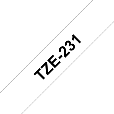 Brother TZE231 (laminerad tejp 12 mm)