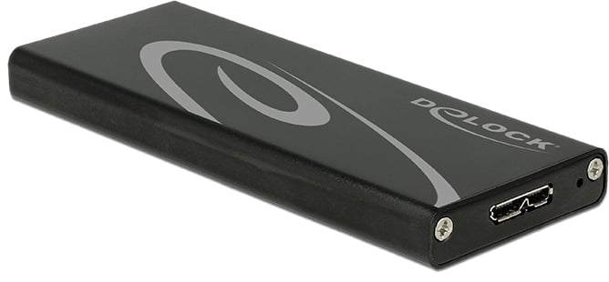 Delock hårddiskkabinett M.2 med USB 3.1