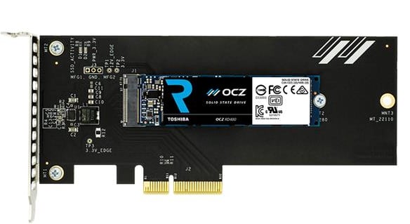 OCZ RD400 512GB M.2 + PCIe adapter