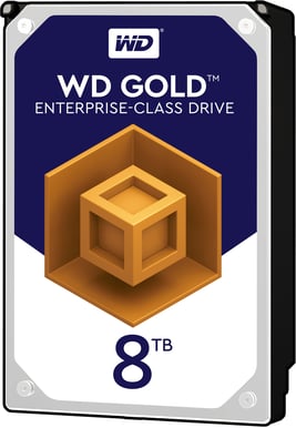 WD Gold 8TB 7200rpm 128MB