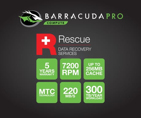 Seagate BarraCuda Pro 10TB 7200rpm 256MB