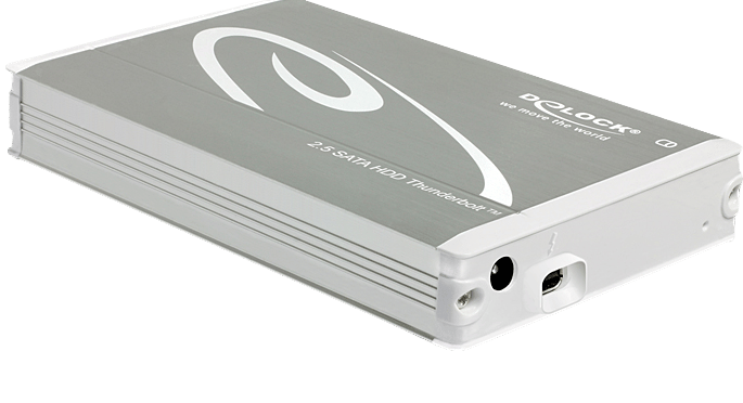 Delock HDD-kabinett Thunderbolt Silver