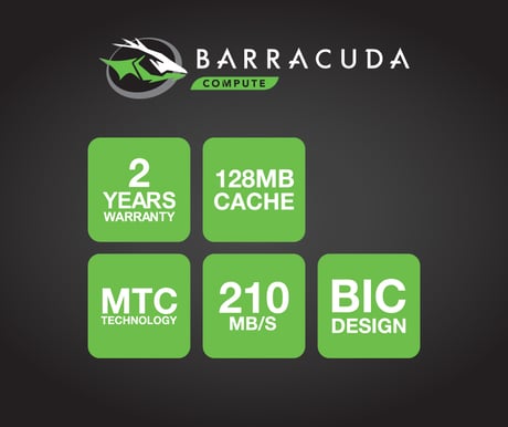 Seagate BarraCuda Desktop 1TB 7200rpm 64MB