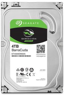 Seagate BarraCuda 4TB 5900rpm 64MB