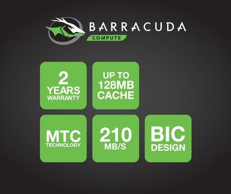 Seagate BarraCuda Laptop 3TB 5400rpm 128MB