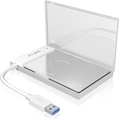 ICY BOX 2.5" SATA till USB 3.0 adapter med aluminiumhölje
