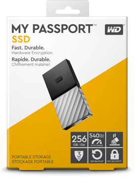 WD My Passport SSD 256GB USB-C