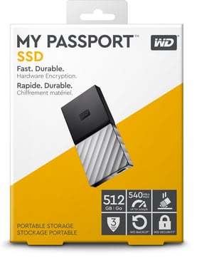 WD My Passport SSD 512GB USB-C