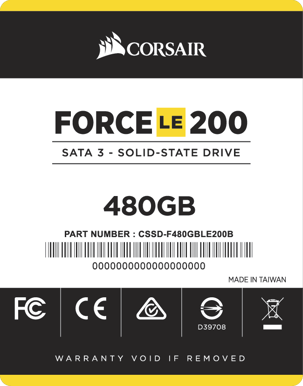 Corsair Force LE200 480GB