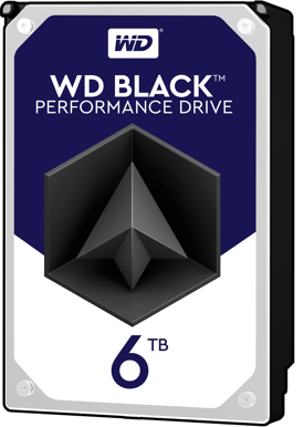 WD Black Desktop 6TB 7200rpm 256MB