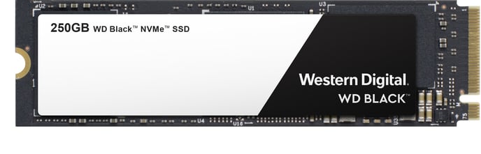WD Black 3D NAND NVMe SSD 250GB M.2