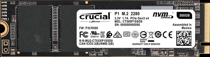 Crucial P1 500GB
