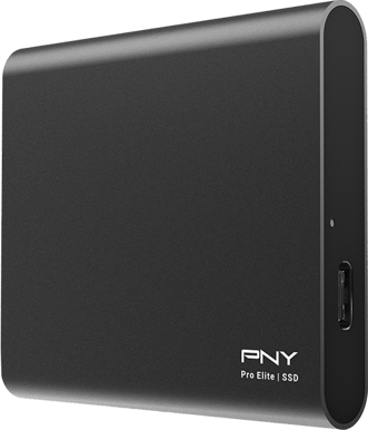 PNY Pro Elite Gen2 Mörkgrå 500GB