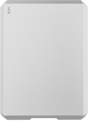 LaCie Mobile Drive 4TB Moon Silver