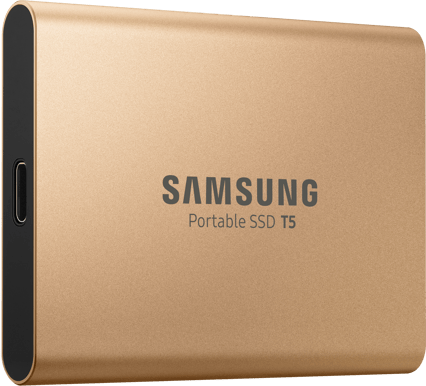 Samsung T5 Extern Portabel SSD 500GB Guld