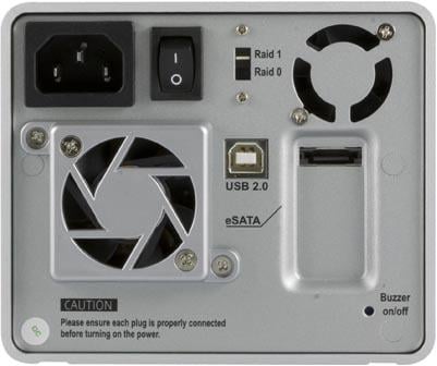 Stardom SOHORAID SR3620-2S-SB2, USB/eSATA