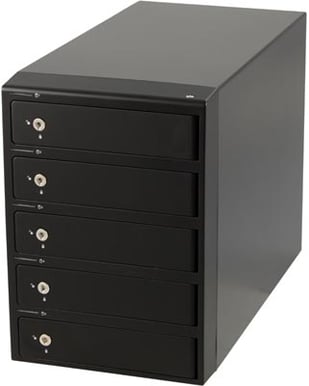 Externt RAID-kabinett för 5x 3.5" SATA, USB 3.0