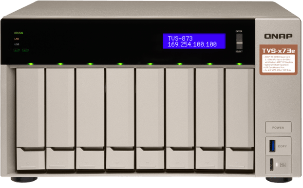 Qnap TVS-873e 4GB 8-Bay Tower
