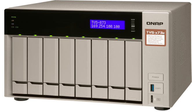 Qnap TVS-873e 4GB 8-Bay Tower
