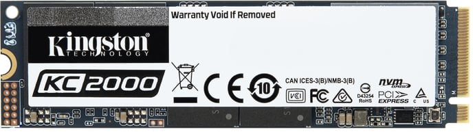 Kingston KC2000 500GB M.2 NVMe