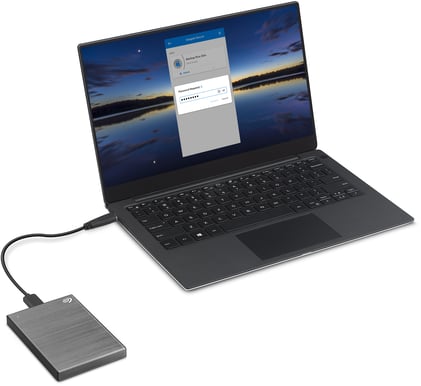 Seagate Backup Plus Slim Rymdgrå 1TB