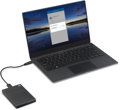Seagate Backup Plus Slim Svart 2TB