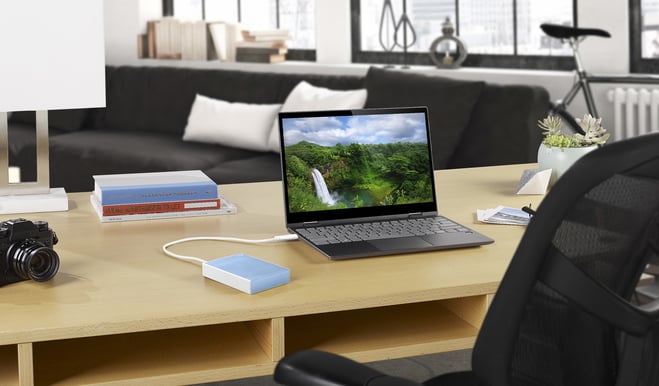 Seagate Backup Plus Portable Ljusblå 4TB