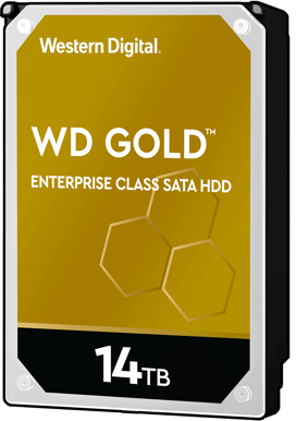 WD Gold 14TB 7200rpm 512MB