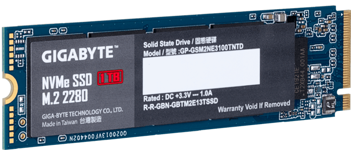 Gigabyte NVMe Gen3 SSD 1TB
