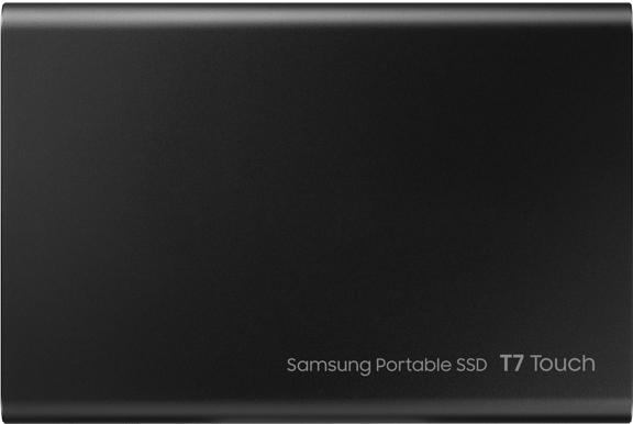 Samsung T7 Touch Extern Portabel SSD 1TB Svart