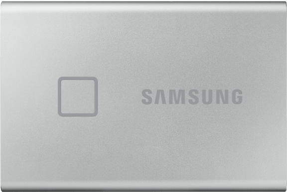 Samsung T7 Touch Extern Portabel SSD 500GB Silver
