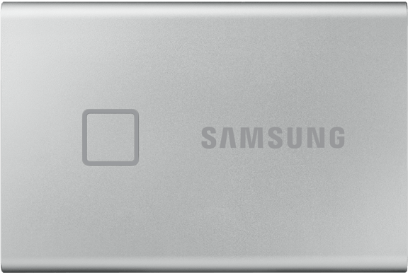 Samsung T7 Touch Extern Portabel SSD 2TB Silver