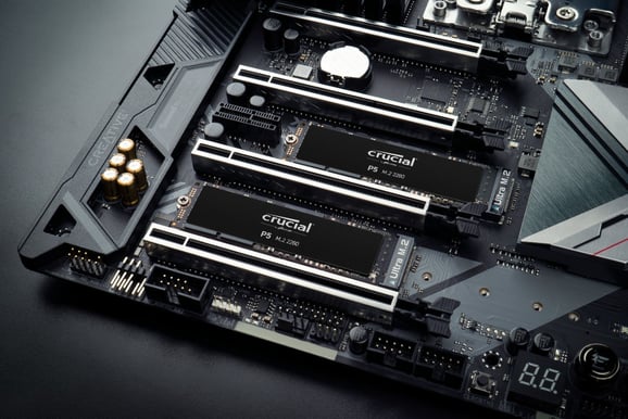 Crucial P5 500GB M.2 NVMe SSD
