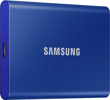 Samsung T7 Extern Portabel SSD Indigo Blå 500GB