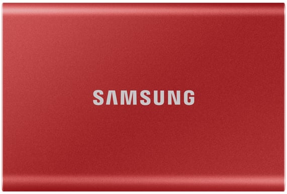 Samsung T7 Extern Portabel SSD Röd 500GB