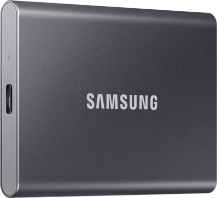 Samsung T7 Extern Portabel SSD Titan Grå 1TB