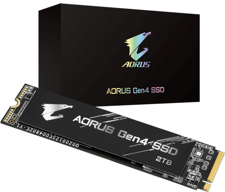 Gigabyte AORUS NVMe Gen4 SSD 2TB Utan Heatsink
