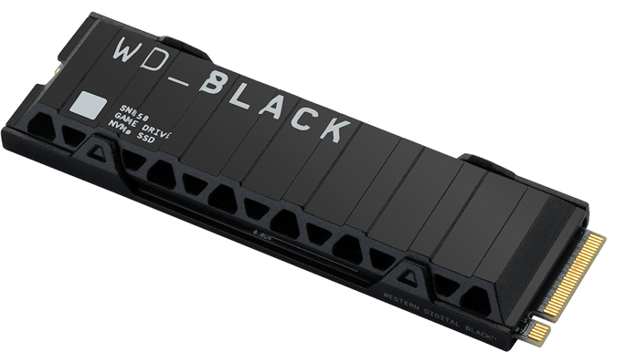 WD Black SN850 1TB Gen 4 Med Värmespridare